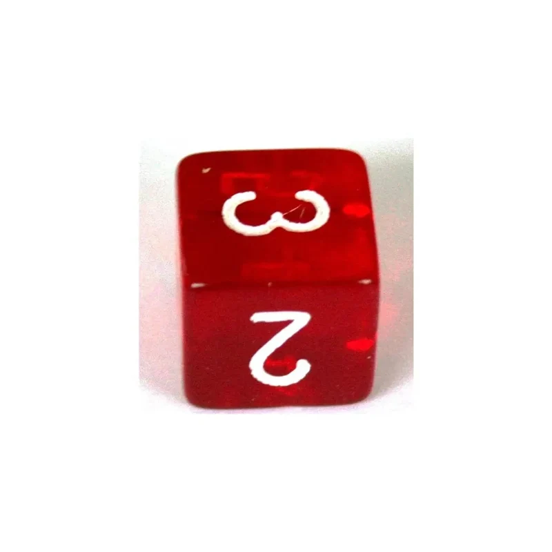 Chessex Translucent Red W6