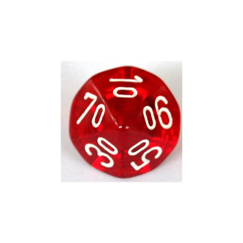 Chessex Translucent Red W10-0