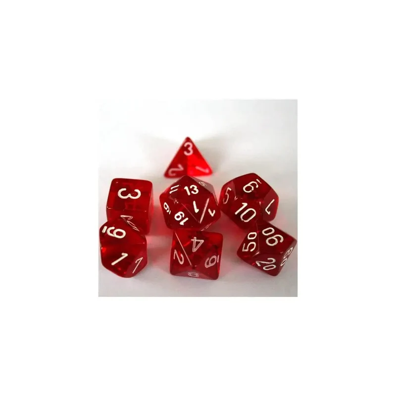 Chessex Translucent Red Set