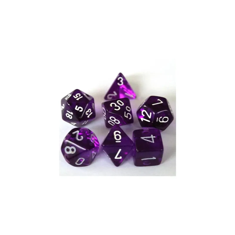 Chessex Translucent Purple Set