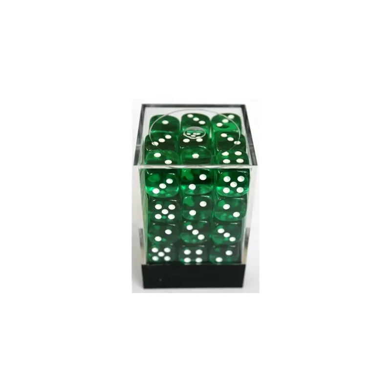 Chessex Translucent Green W6 12mm Set