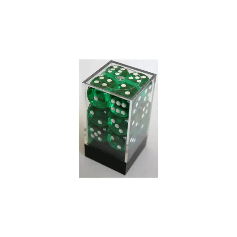Chessex Translucent Green W6 16mm Set