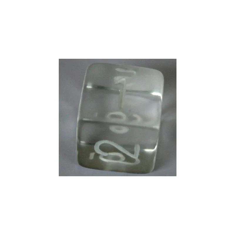 Chessex Translucent Clear W6