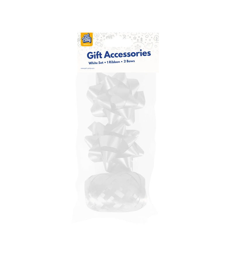 Weißes Geschenkpapier Set 3 Stück