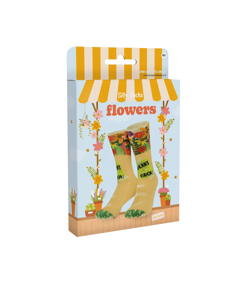 Florale Socken Einheitsgröße