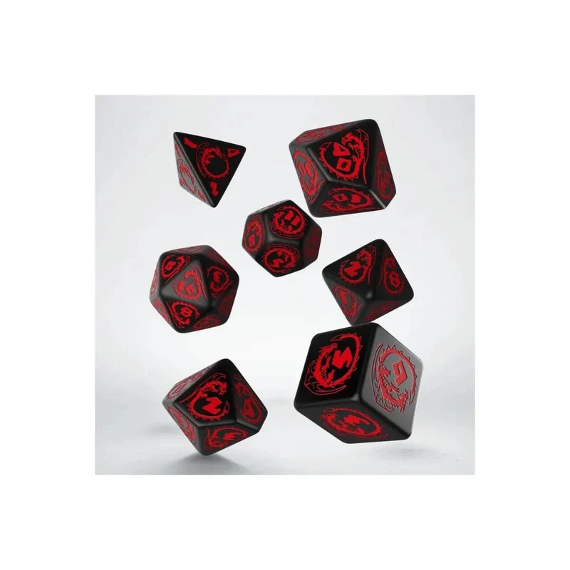 Dragons Black/red Set