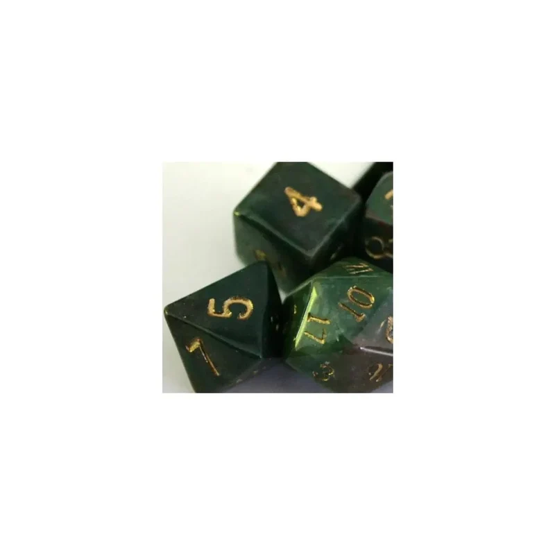 Crystal Caste Blood Stone Würfel Set 16mm