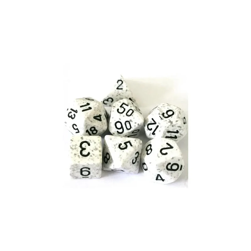 Chessex Speckled Arctic Camo 7er Set