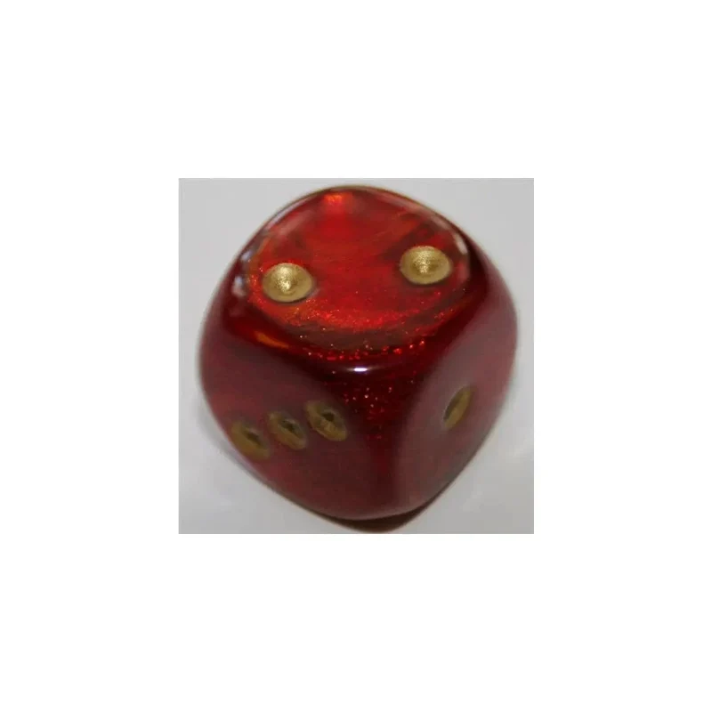 Chessex Scarab Scarlet/Gold W6 12mm