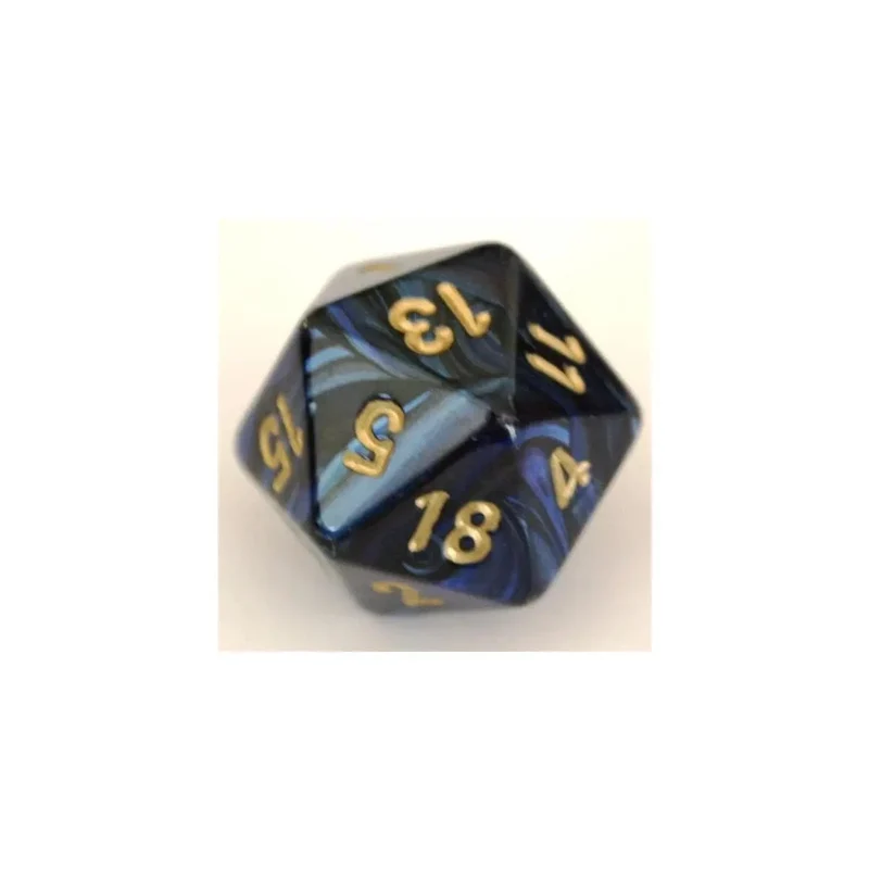 Chessex Scarab Royal Blue/Gold W20