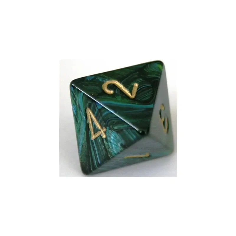 Chessex Scarab Jade/Gold W8