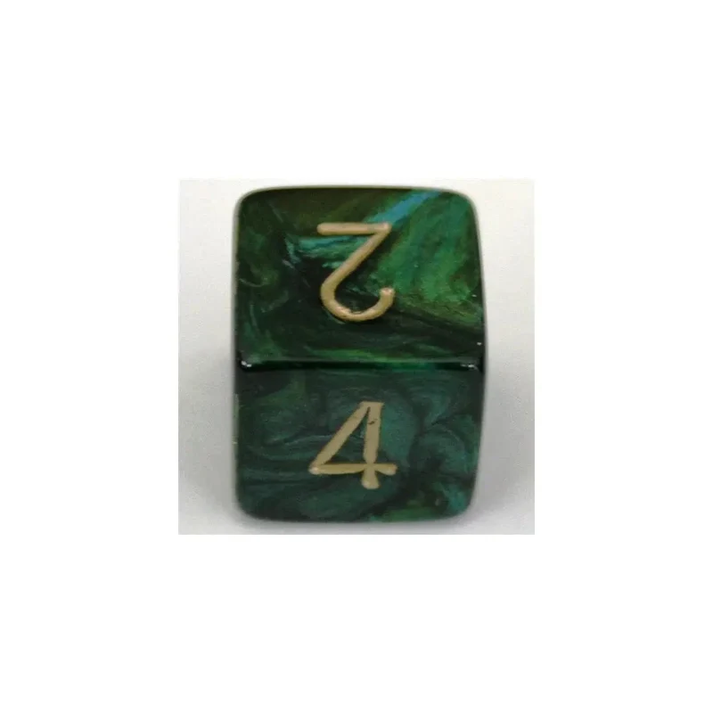 Chessex Scarab Jade/Gold W6