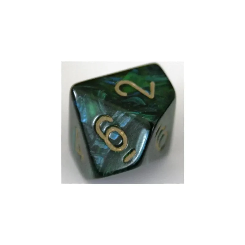 Chessex Scarab Jade/Gold W10