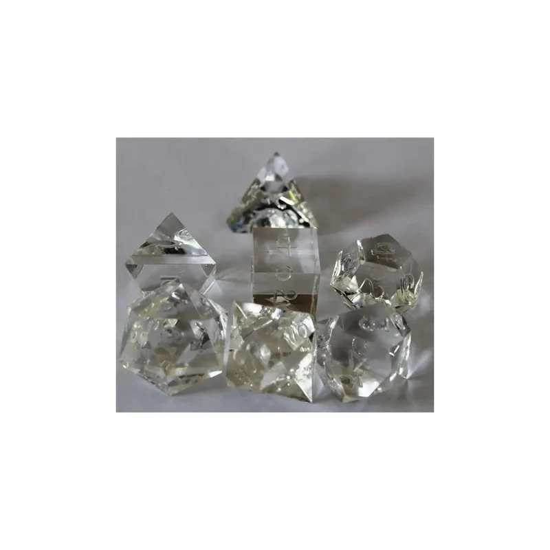 Chessex PräzisionsWürfel Set Klar