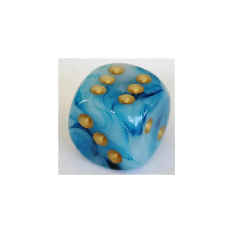 Chessex Phantom Teal/Gold W6 12mm