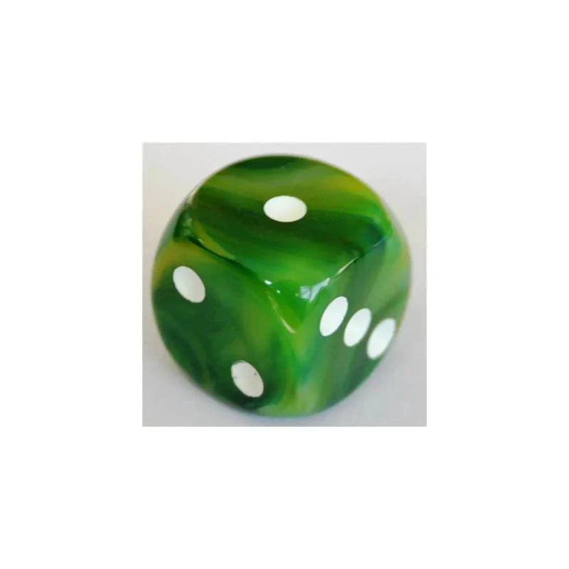 Chessex Phantom Green/White W6 16mm