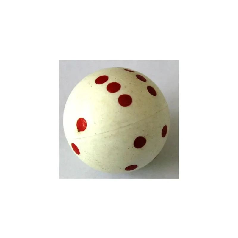KugelWürfel W6 weiß/Rot