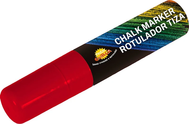 Roter Kreidemarker