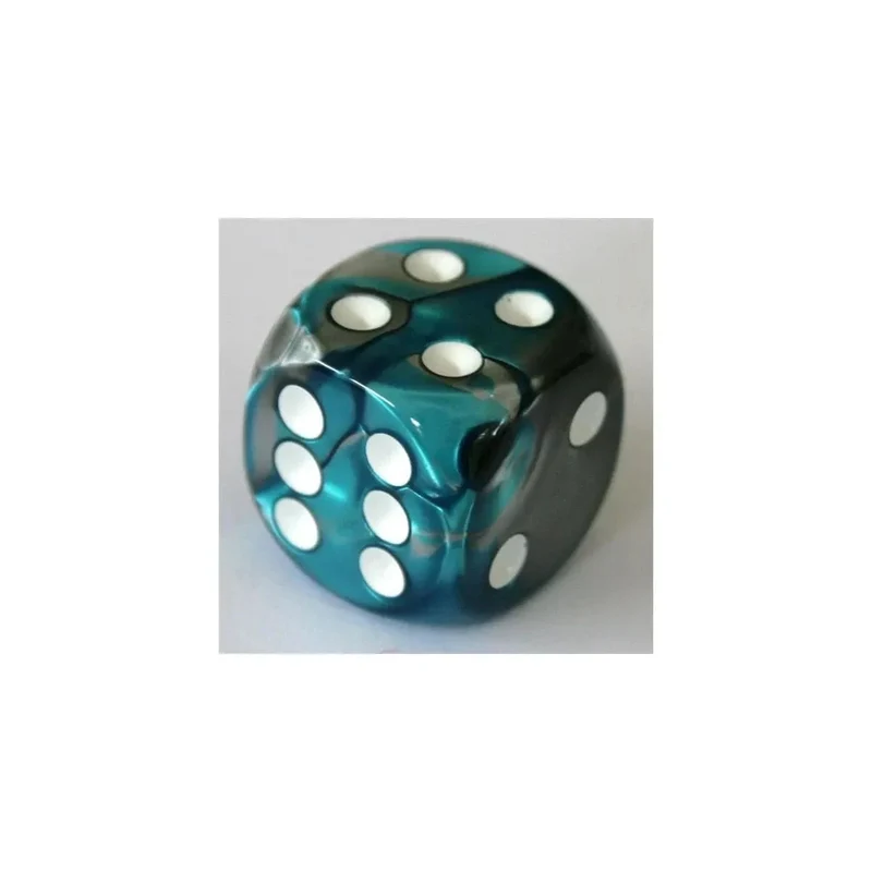 Chessex Gemini Steel-Teal W6 20mm