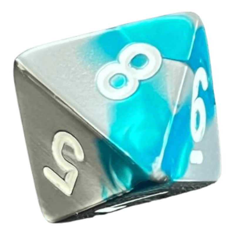 Chessex Gemini Steel-Teal W8