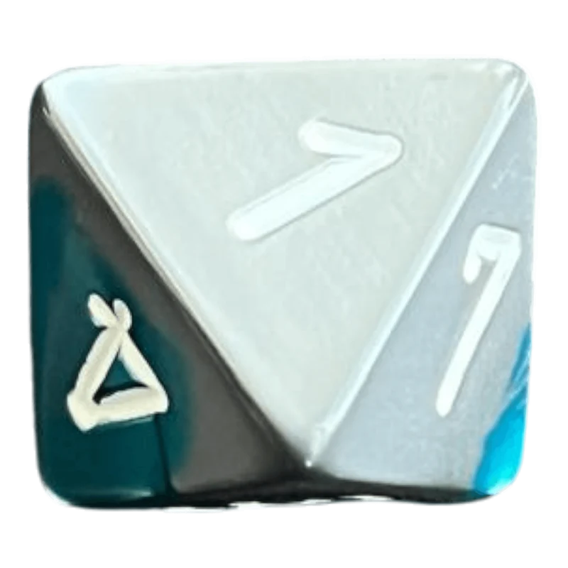 Chessex Gemini Steel-Teal W8