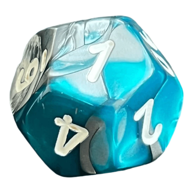 Chessex Gemini Steel-Teal W12