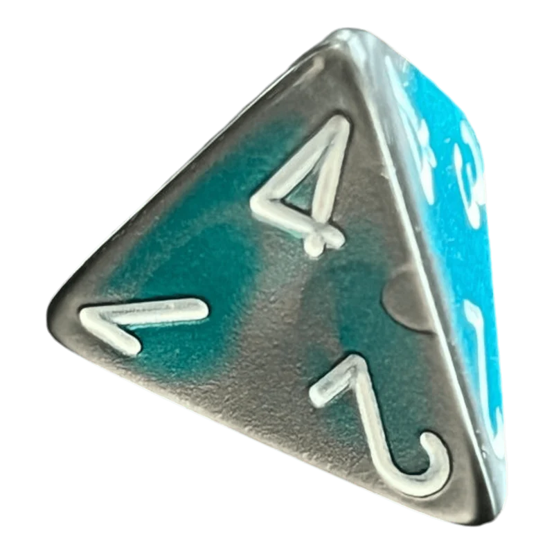 Chessex Gemini Steel-Teal W4