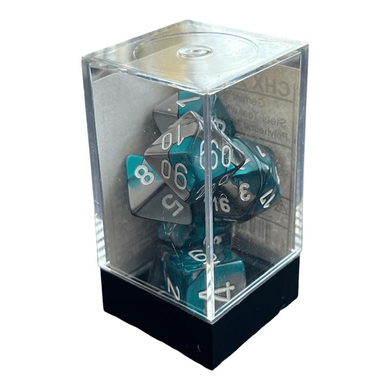 Chessex Gemini Steel-Teal Set