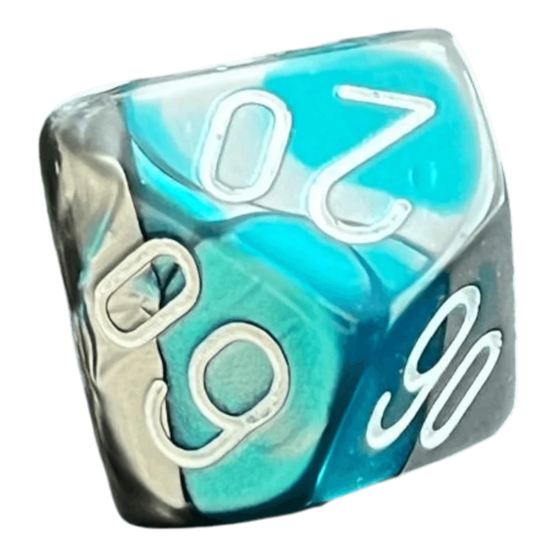 Chessex Gemini Steel-Teal W10-0