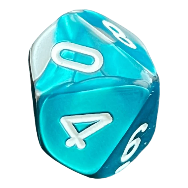 Chessex Gemini Steel-Teal W10