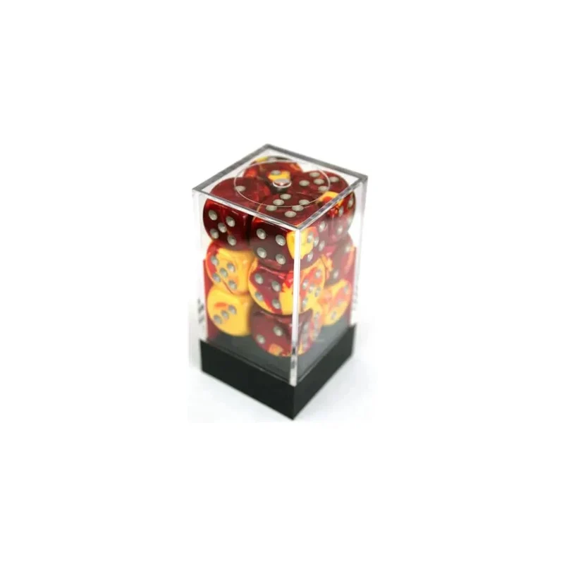 Chessex Gemini Red-Yellow W6 16mm Set