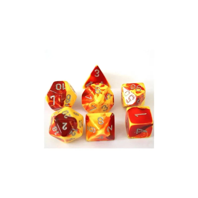 Chessex Gemini Red-Yellow Set