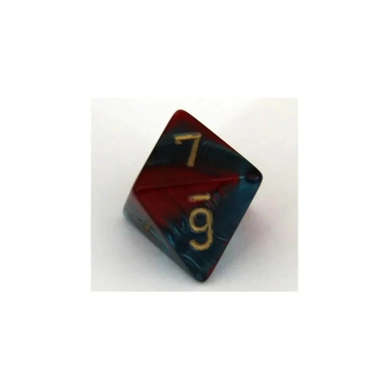 Chessex Gemini Red-Teal W8