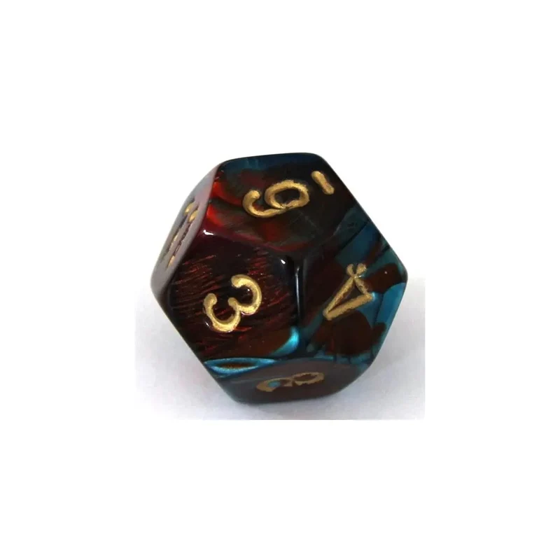 Chessex Gemini Red-Teal W12