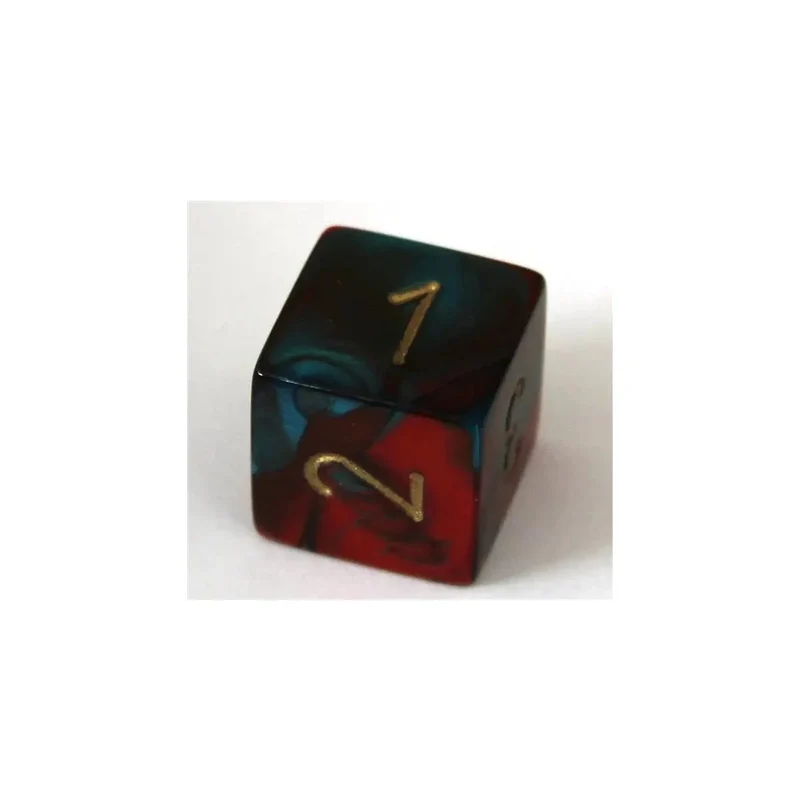 Chessex Gemini Red-Teal W6