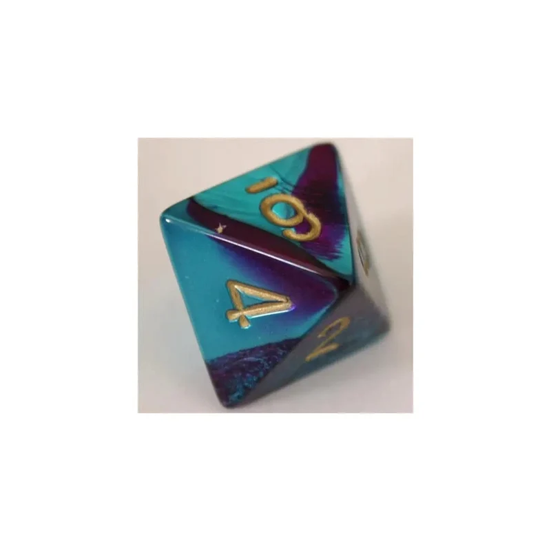 Chessex Gemini Purple-Teal W8