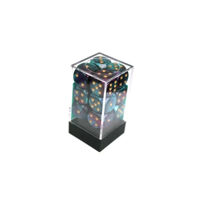 Chessex Gemini Purple-Teal W6 16mm Set