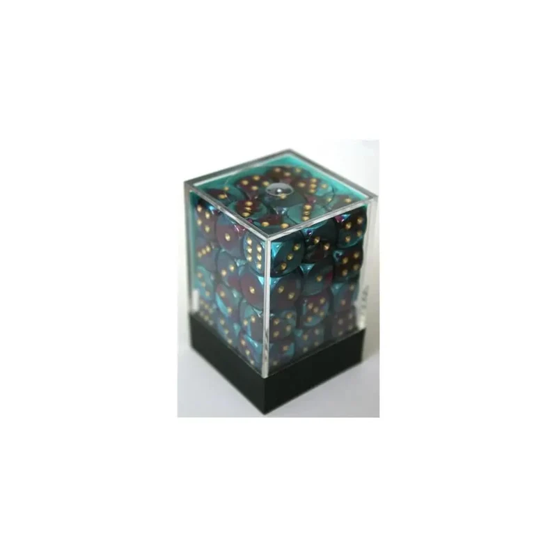 Chessex Gemini Purple-Teal W6 12mm Set