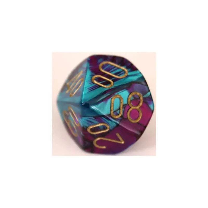 Chessex Gemini Purple-Teal W10-0