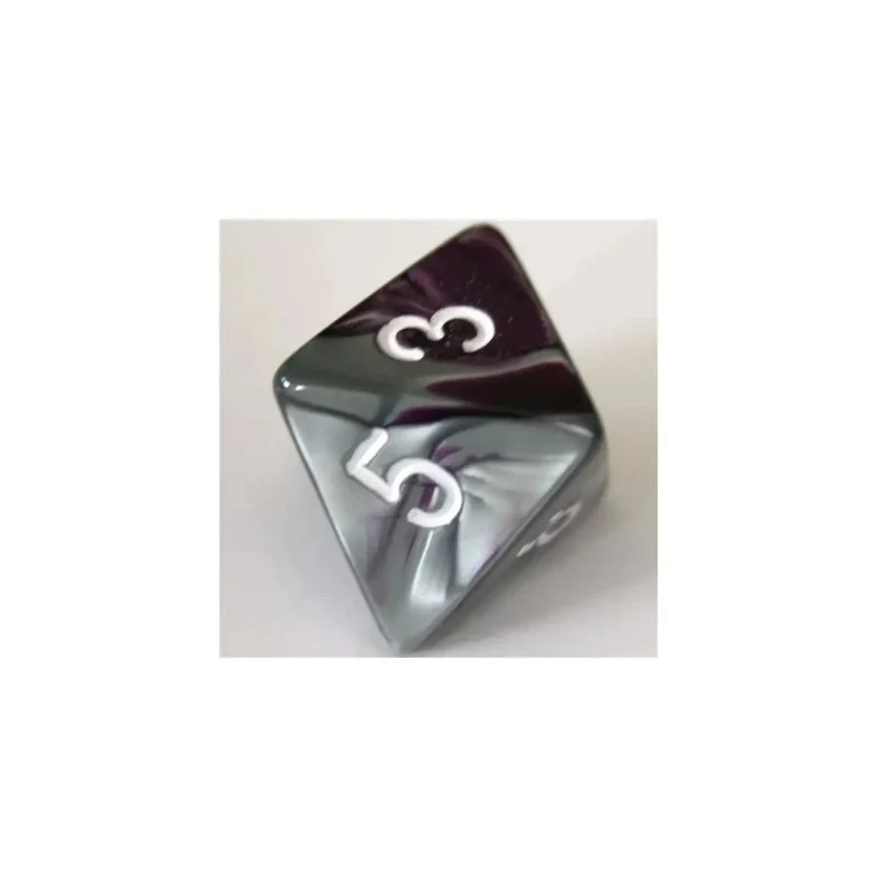 Chessex Gemini Purple-Steel W8