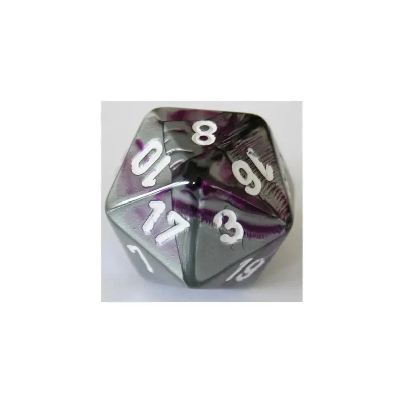 Chessex Gemini Purple-Steel W20