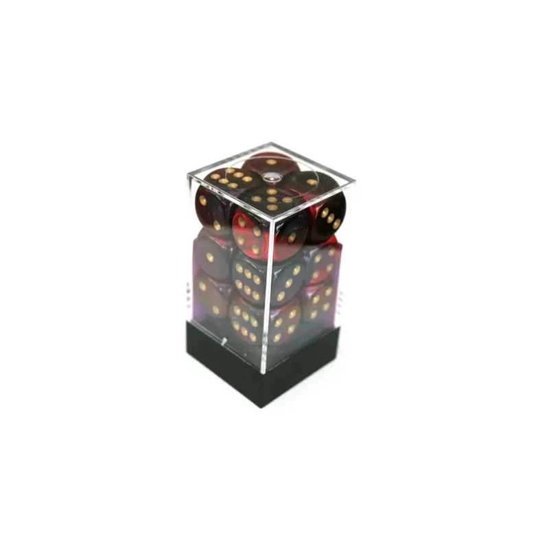 Chessex Gemini Purple-Red W6 16mm Set