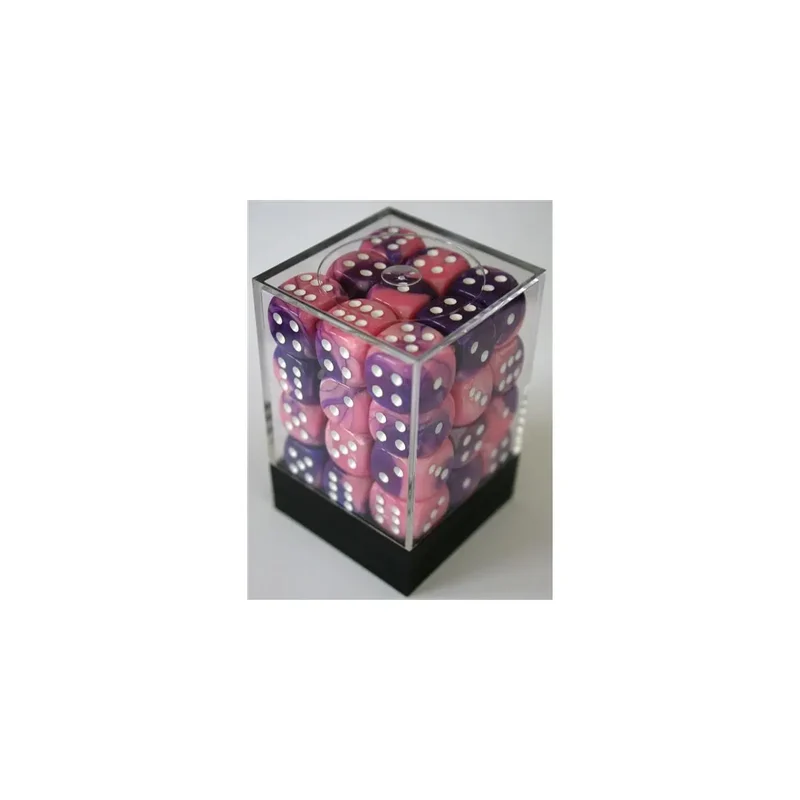 Chessex Gemini Pink-Purple W6 12mm Set