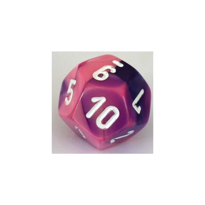 Chessex Gemini Pink-Purple W12
