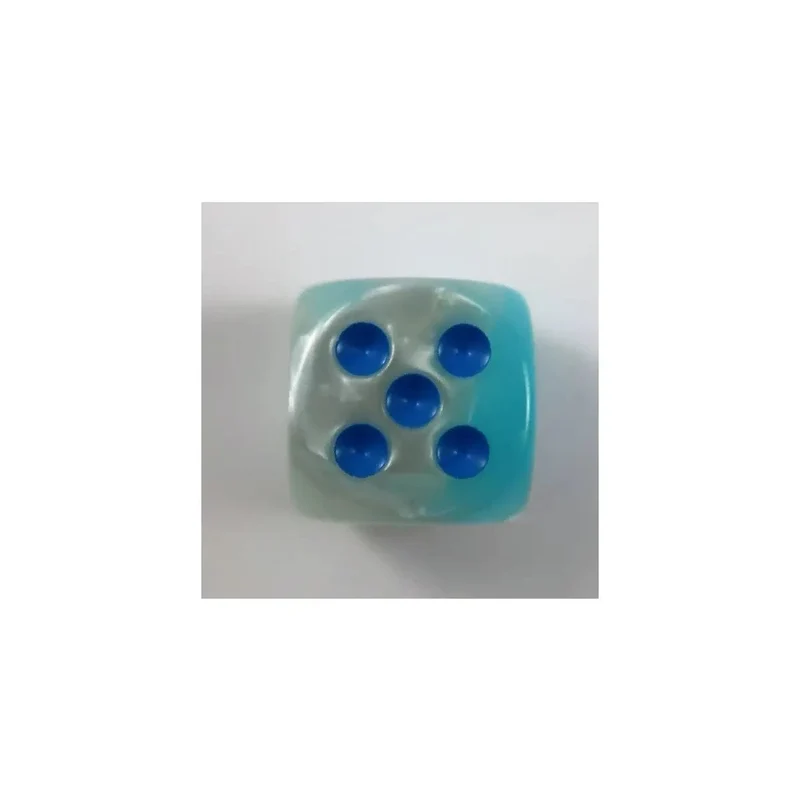 Chessex Gemini pearl turquoise-white W6 16mm