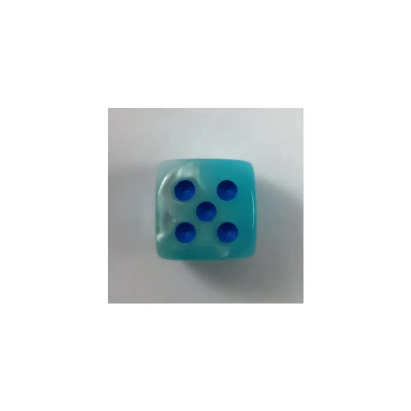 Chessex Gemini pearl turquoise-white W6 12mm