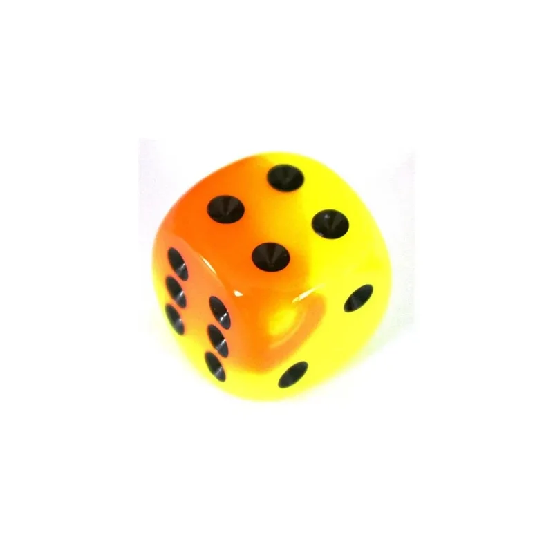 Chessex Gemini Orange-Yellow W6 16mm