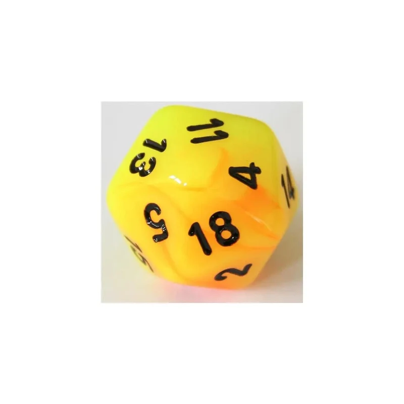 Chessex Gemini Orange-Yellow W20