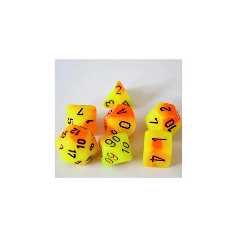 Chessex Gemini Orange-Yellow Set