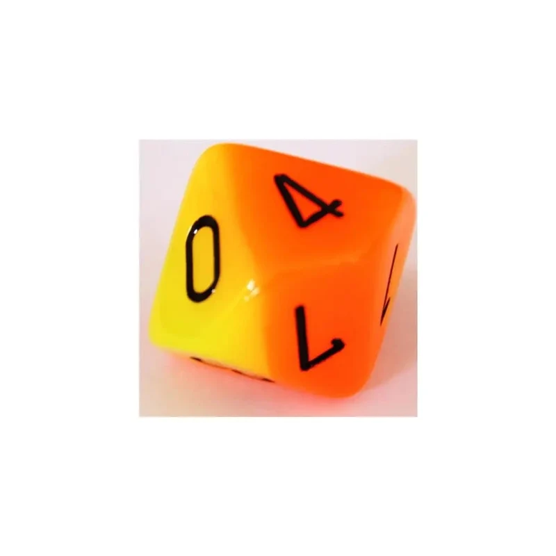 Chessex Gemini Orange-Yellow W10